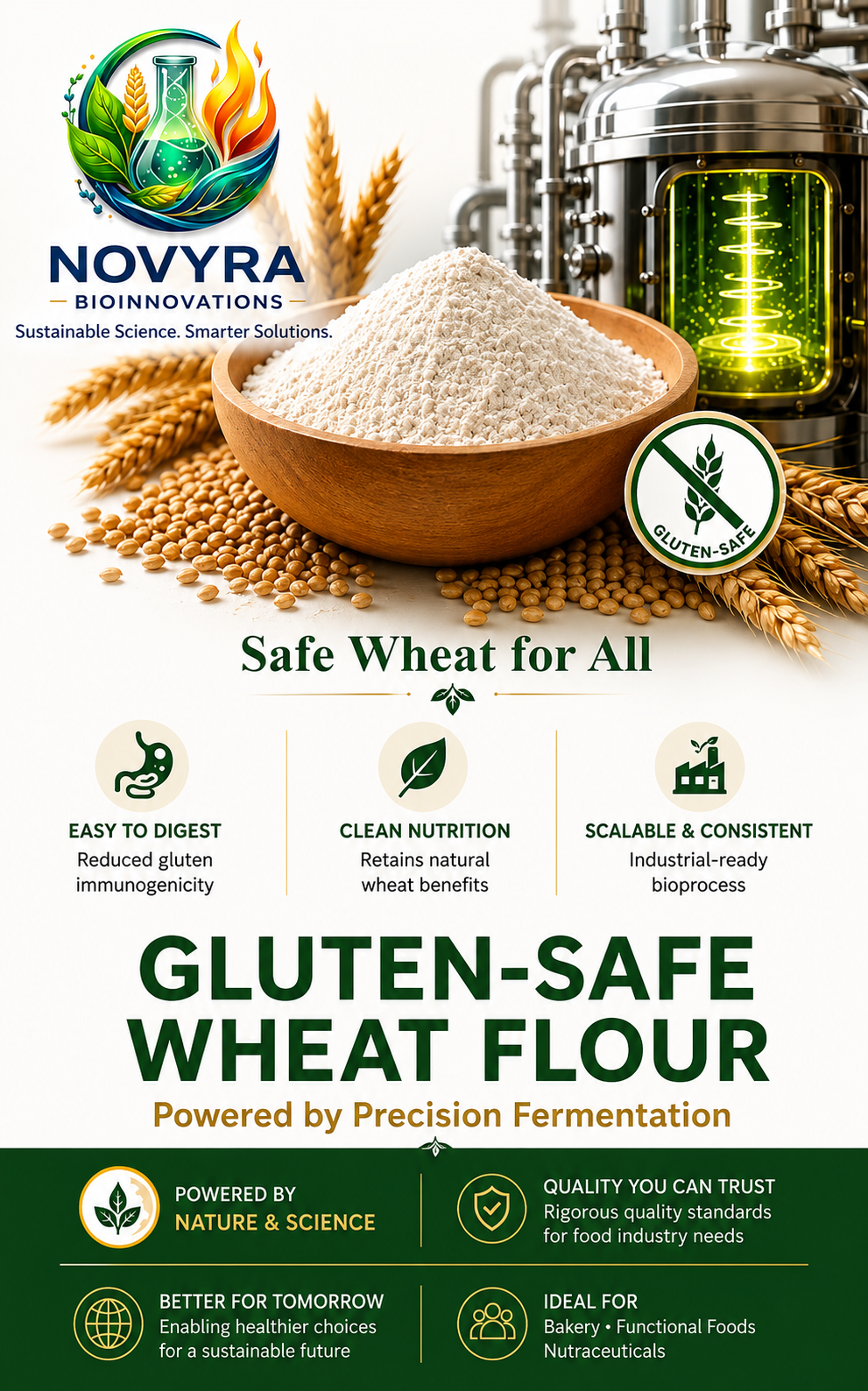 Novyra Bioinnovations â€“ Safe Wheat for All